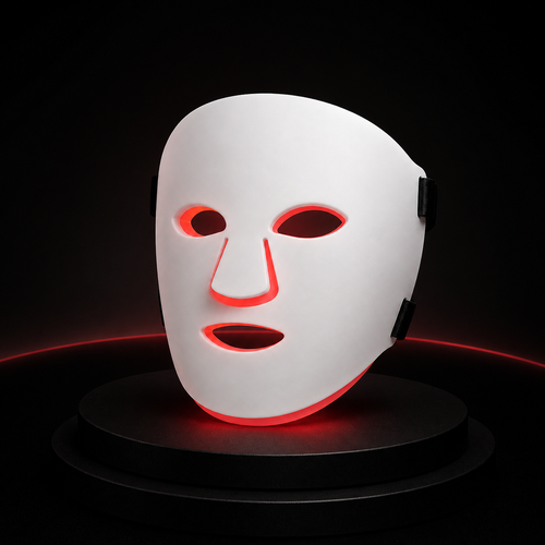 ภาพจำลอง FOTERA LIGHT MASK 01 ในสตูดิโอสีเข้ม