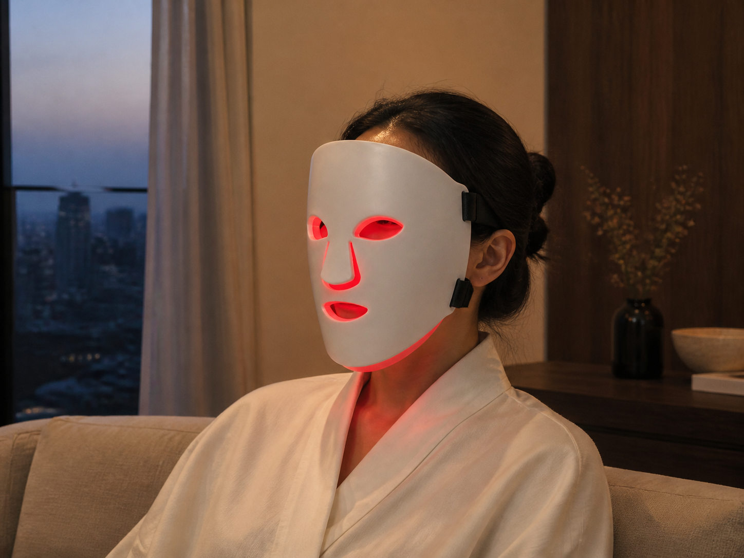 ภาพจำลองการใช้งาน FOTERA LIGHT MASK 01 ที่บ้าน